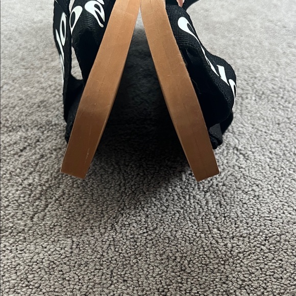 Chloe Woody logo print canvas slides - Picture 8 of 11